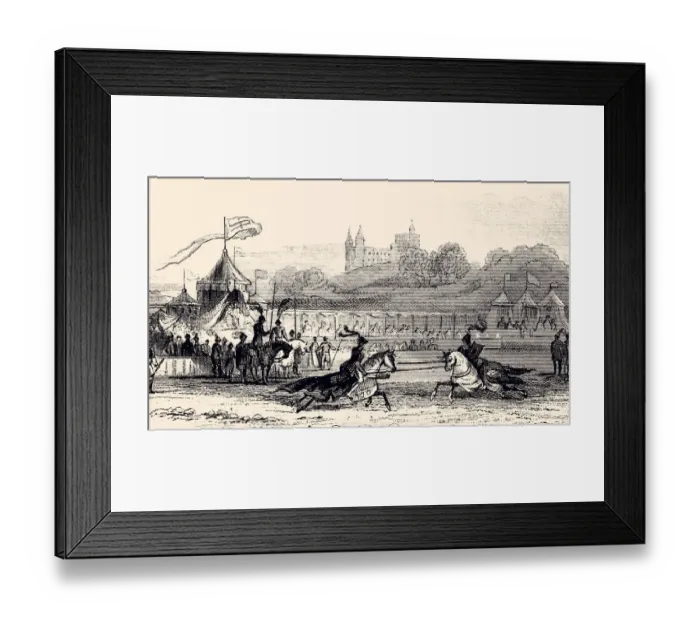 Framed Print : MEDIEVAL TOURNAMENT (High resolution with lots of details) Framed Print : MEDIEVAL TOURNAMENT (High resolution with lots of details)
