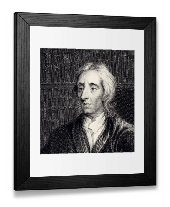 Framed Print : JOHN LOCKE (XXXL with lots of details) Framed Print : JOHN LOCKE (XXXL with lots of details)