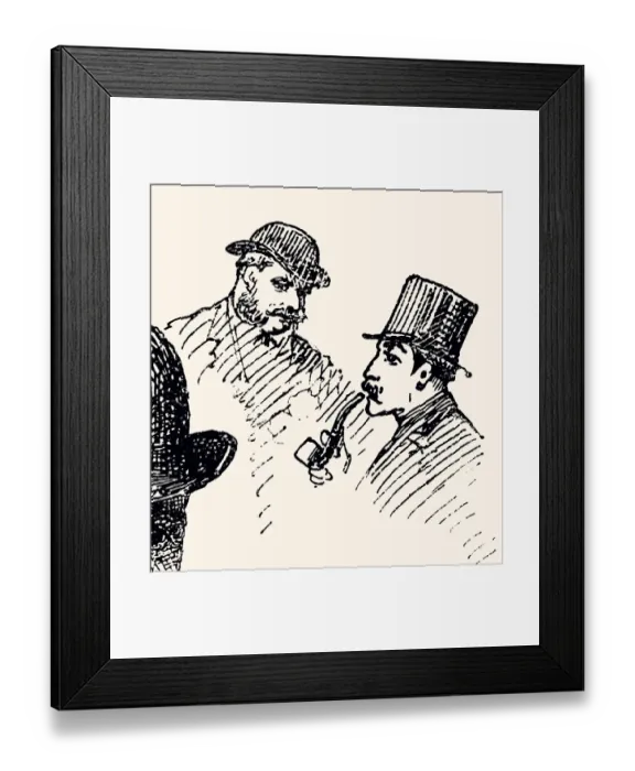 Framed Print : THE PIPE SMOKER (XXXL resolution with lots of detail) Framed Print : THE PIPE SMOKER (XXXL resolution with lots of detail)