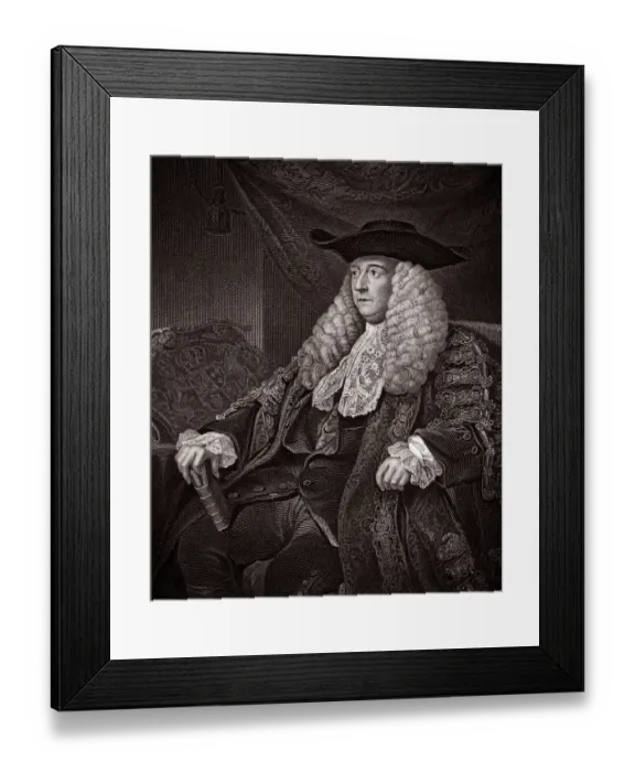 Framed Print : Charles Pratt, sepia toned (XXXL) Framed Print : Charles Pratt, sepia toned (XXXL)