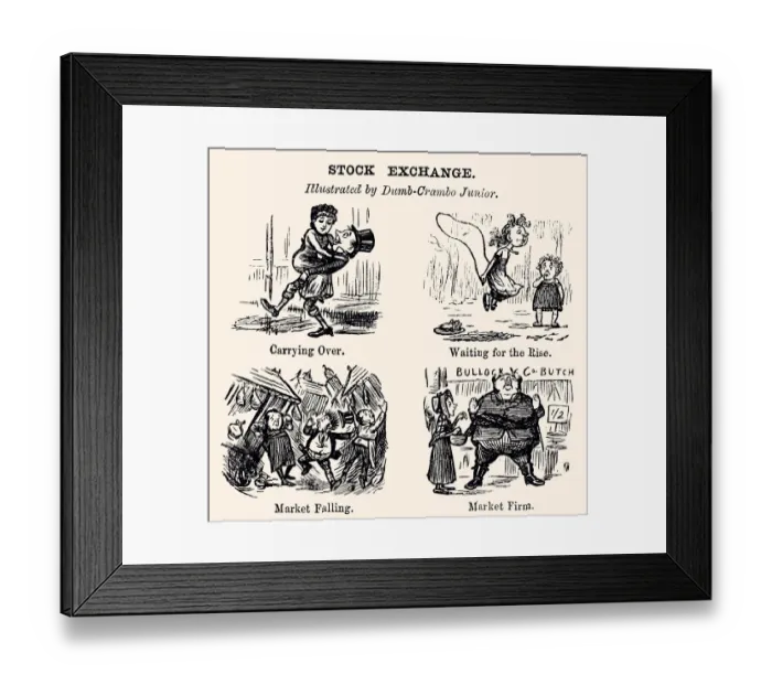 Framed Print : STOCK EXCHANGE (XXXL) Framed Print : STOCK EXCHANGE (XXXL)