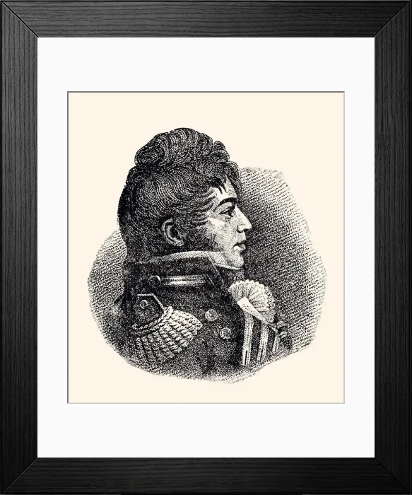 Framed Print : JAMES LAWRENCE, AMERICAN NAVAL OFFICER (XXXL) Framed Print : JAMES LAWRENCE, AMERICAN NAVAL OFFICER (XXXL)