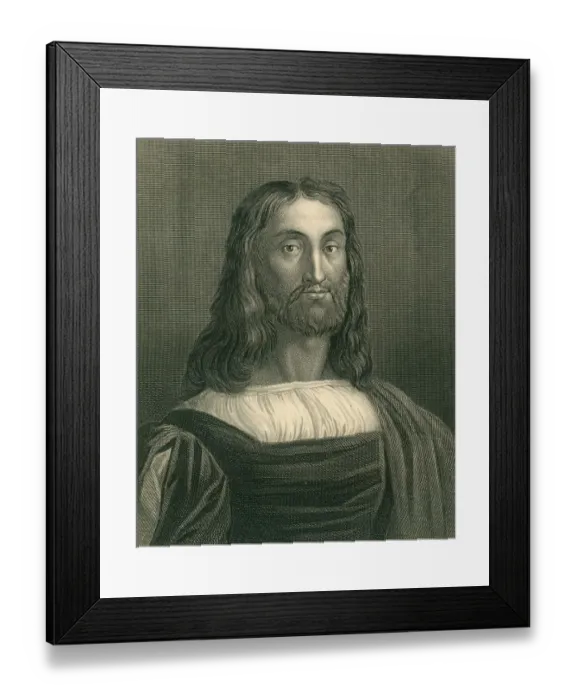 Framed Print : Raimondi. Portrait of marcantonio Raimondi engraved by C.Cook around 1850 Framed Print : Raimondi. Portrait of marcantonio Raimondi engraved by C.Cook around 1850