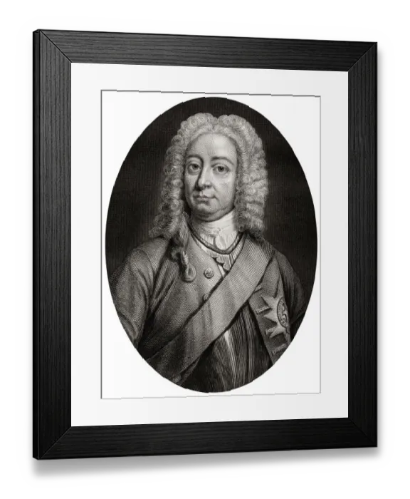 Framed Print : George II King of Great Britain Framed Print : George II King of Great Britain