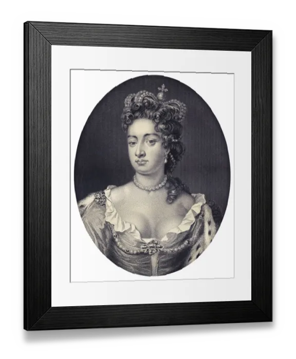 Framed Print : Queen Anne of Great Britain