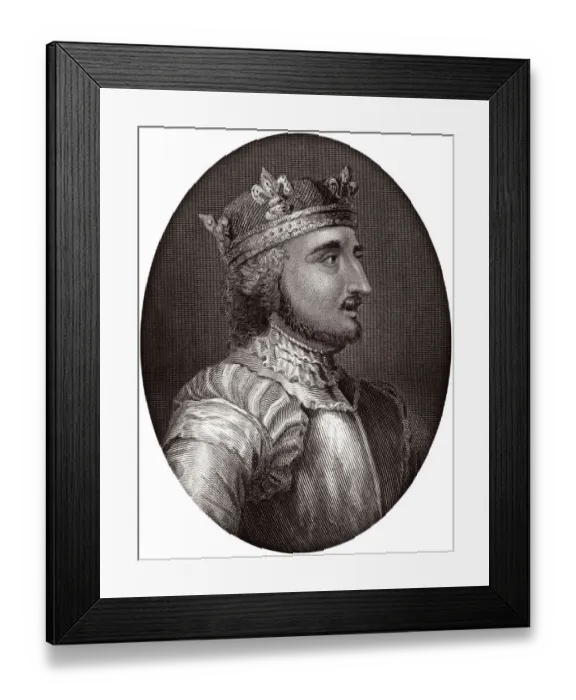Framed Print : King Stephen Framed Print : King Stephen