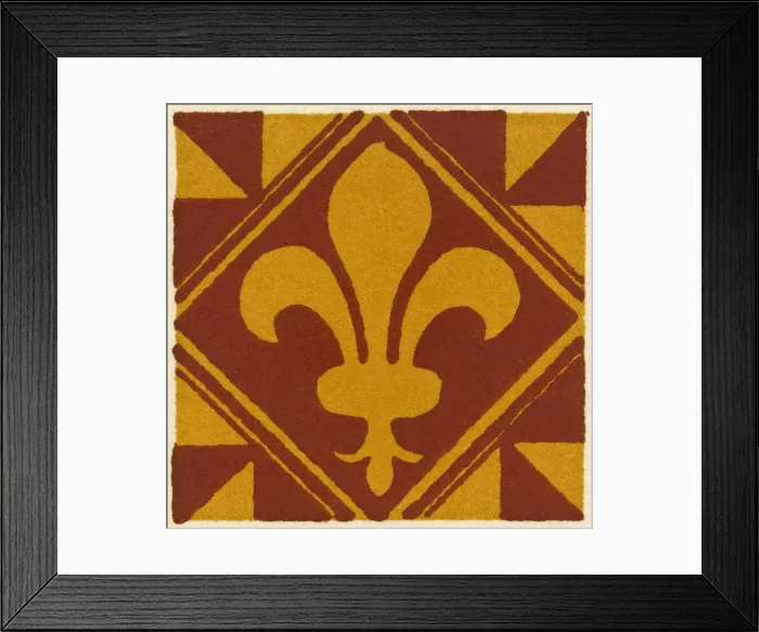 Framed Print : Fleur de Lys Framed Print : Fleur de Lys