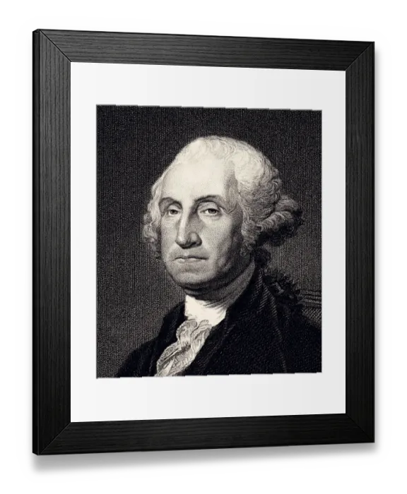 Framed Print : GEORGE WASHINGTON (XXXL with lots of details) Framed Print : GEORGE WASHINGTON (XXXL with lots of details)