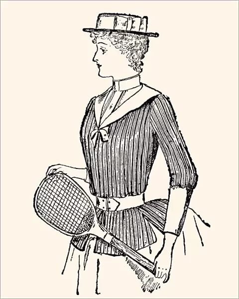 TENNIS PLAYER 1887 -XXXL with lots of details