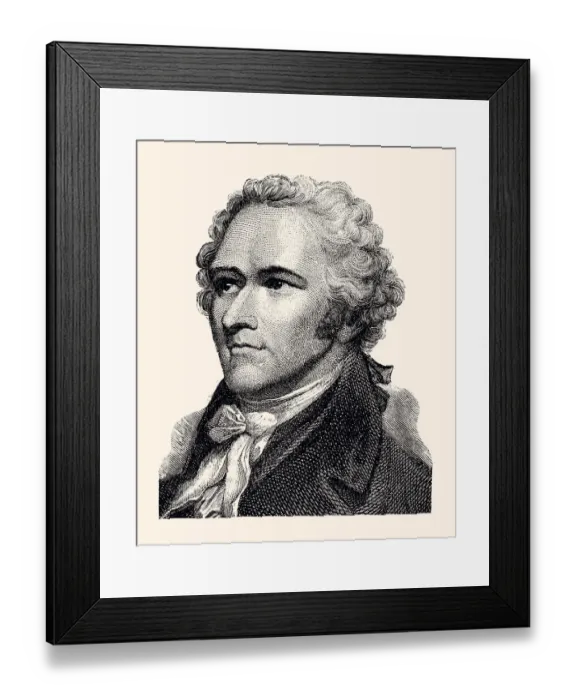 Framed Print : ALEXANDER HAMILTON (XXXL) Framed Print : ALEXANDER HAMILTON (XXXL)