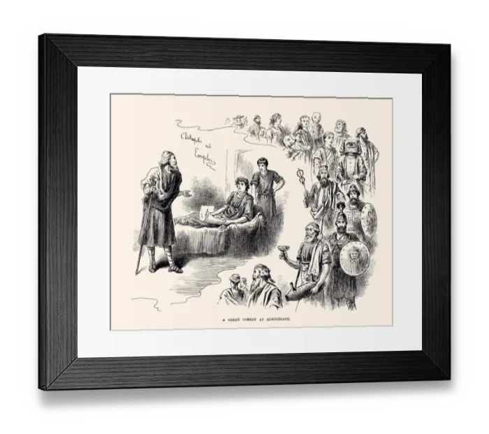 Framed Print : A GREEK COMEDY AT BLACKHEATH -XXXL with lots of details Framed Print : A GREEK COMEDY AT BLACKHEATH -XXXL with lots of details
