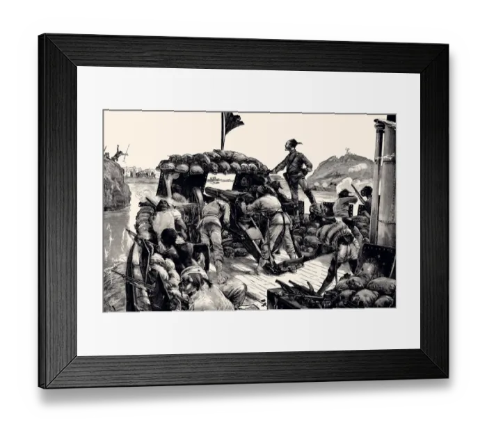 Framed Print : GORDON ATTACKED BY AL MAHDIs ARABS -XXXL with lots of details Framed Print : GORDON ATTACKED BY AL MAHDIs ARABS -XXXL with lots of details