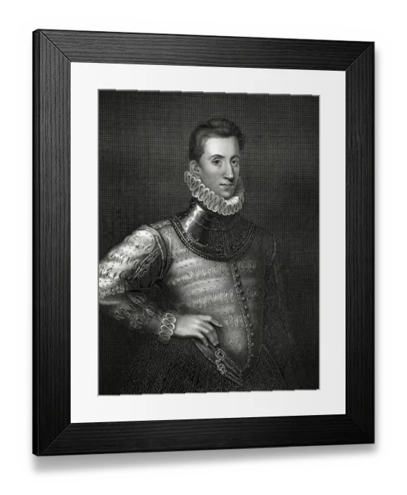Framed Print : Sir Philip Sidney Framed Print : Sir Philip Sidney