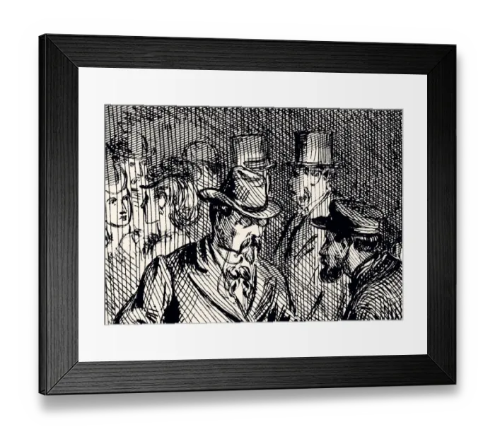 Framed Print : DISCUSSION (XXXL) Framed Print : DISCUSSION (XXXL)
