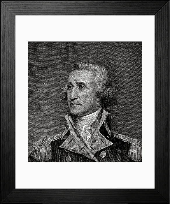 Framed Print : George Washington, 1st President of the United States Framed Print : George Washington, 1st President of the United States