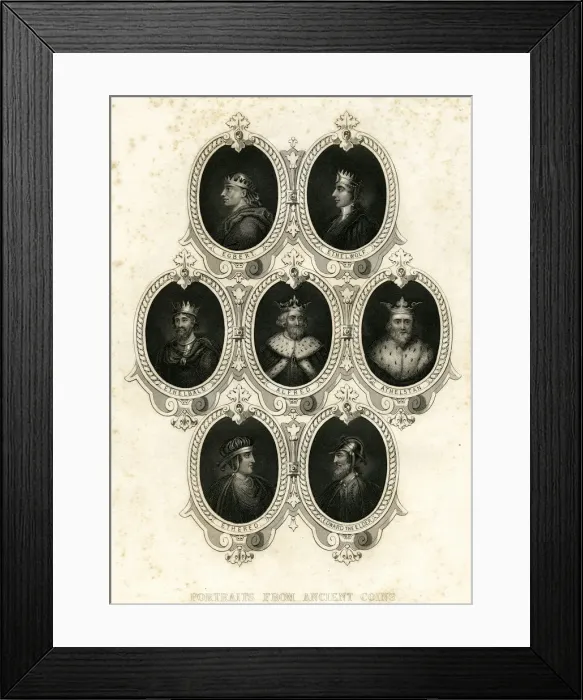 Framed Print : Kings portraits (XXXL) Framed Print : Kings portraits (XXXL)