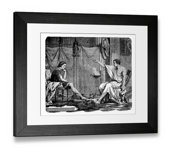Framed Print : ARISTOTLE (384-322 B. C)