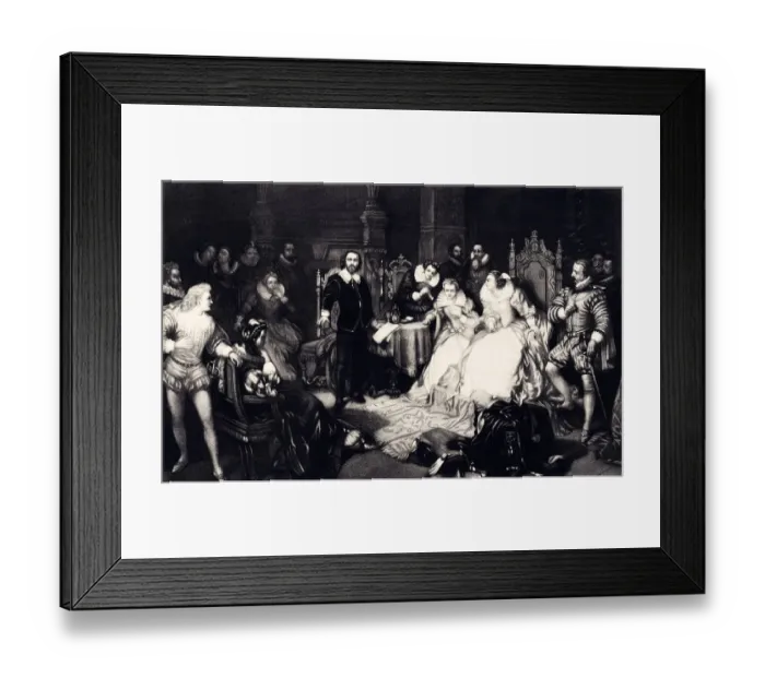 Framed Print : WILLIAM SHAKESPEARE BEFORE THE COURT OF QUEEN ELIZABETH (XXXL) Framed Print : WILLIAM SHAKESPEARE BEFORE THE COURT OF QUEEN ELIZABETH (XXXL)