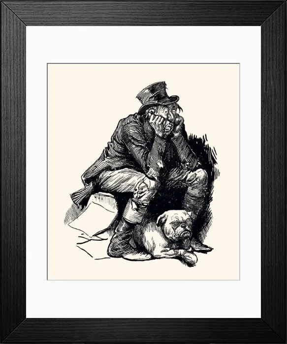 Framed Print : THE INTERMINABLE WAIT FOR THE MASTER AND HIS DOG -High resolution with lots of detail Framed Print : THE INTERMINABLE WAIT FOR THE MASTER AND HIS DOG -High resolution with lots of detail