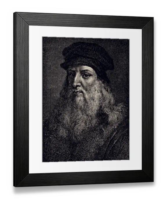 Framed Print : LEONARDO DA VINCI (1452-1519) XXXL Framed Print : LEONARDO DA VINCI (1452-1519) XXXL