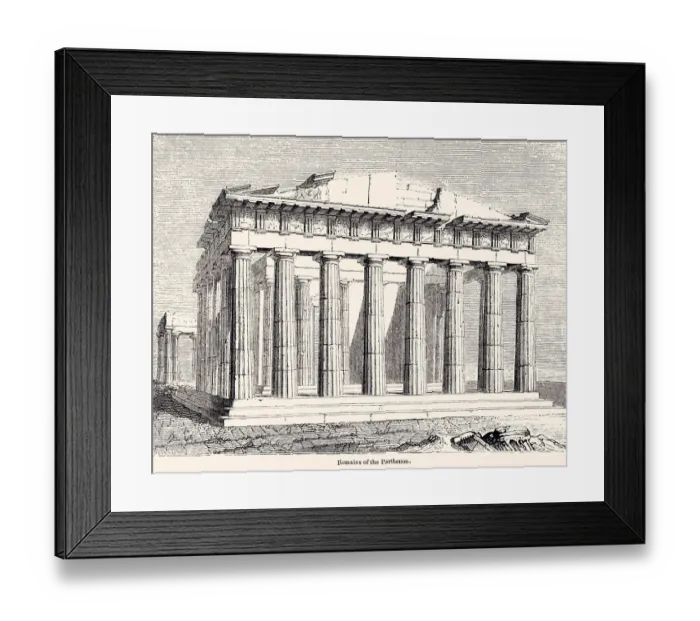 Framed Print : THE PARTHENON -XXXL with lots of details Framed Print : THE PARTHENON -XXXL with lots of details