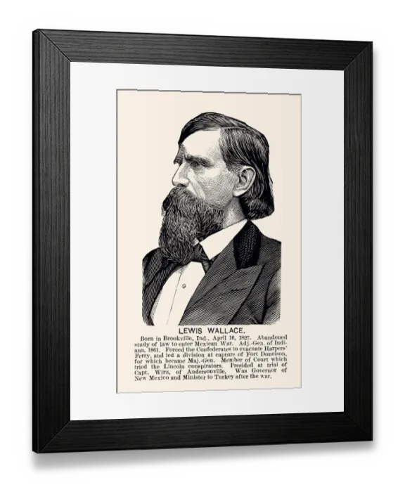 Framed Print : LEWIS WALLACE (XXXL) Framed Print : LEWIS WALLACE (XXXL)