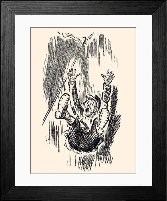 Framed Print : DOWN (XXXL) Framed Print : DOWN (XXXL)