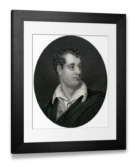 Framed Print : Lord Byron Framed Print : Lord Byron