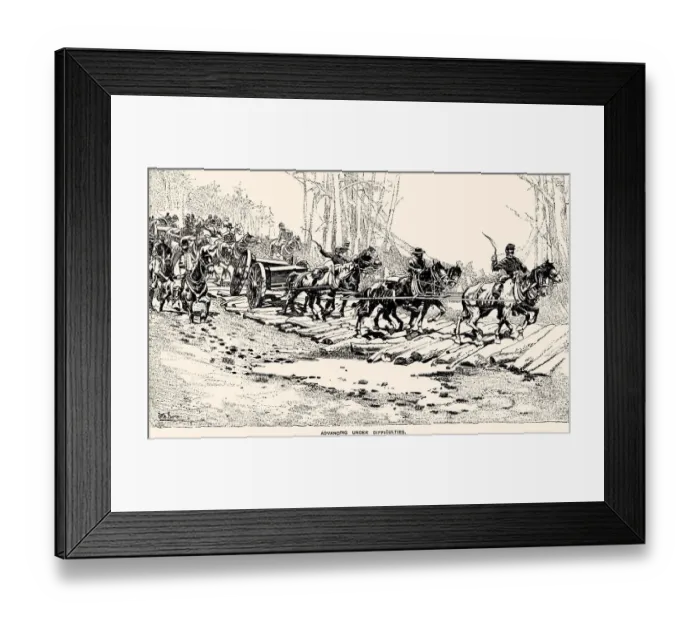 Framed Print : AMERICAN CIVIL WAR: SHERMANs MARCH FROM SAVANNAH TO BENTONVILLE Framed Print : AMERICAN CIVIL WAR: SHERMANs MARCH FROM SAVANNAH TO BENTONVILLE