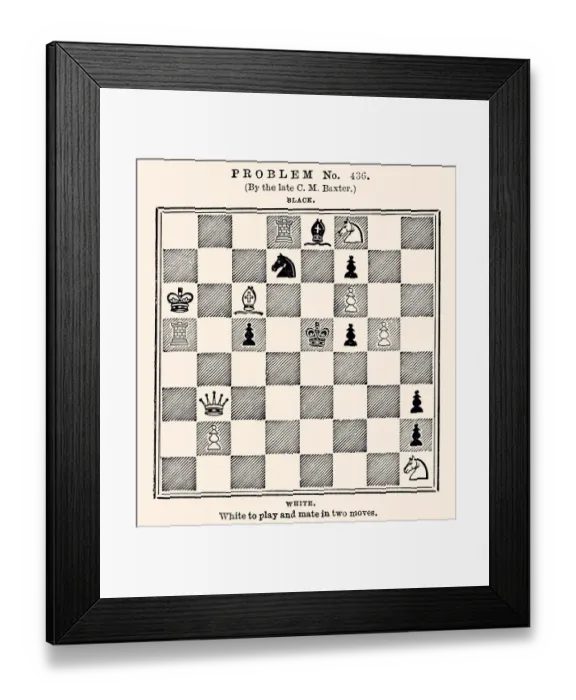 Framed Print : CHESS (XXXL) Framed Print : CHESS (XXXL)