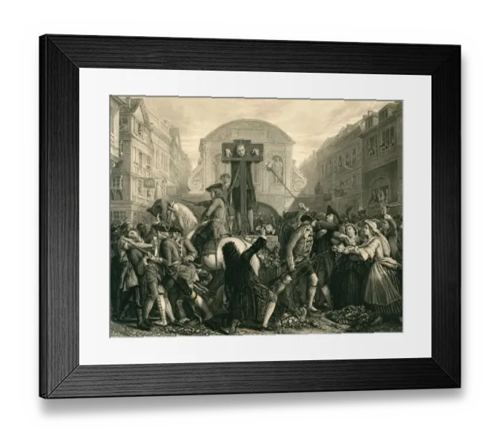 Framed Print : Defoe in the pillory (XXXL) Framed Print : Defoe in the pillory (XXXL)