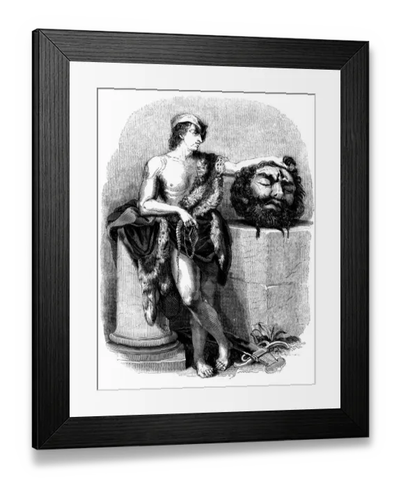 Framed Print : David and Goliath Framed Print : David and Goliath