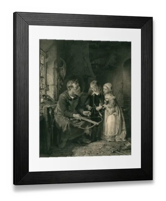 Framed Print : Visit to the armourer Framed Print : Visit to the armourer
