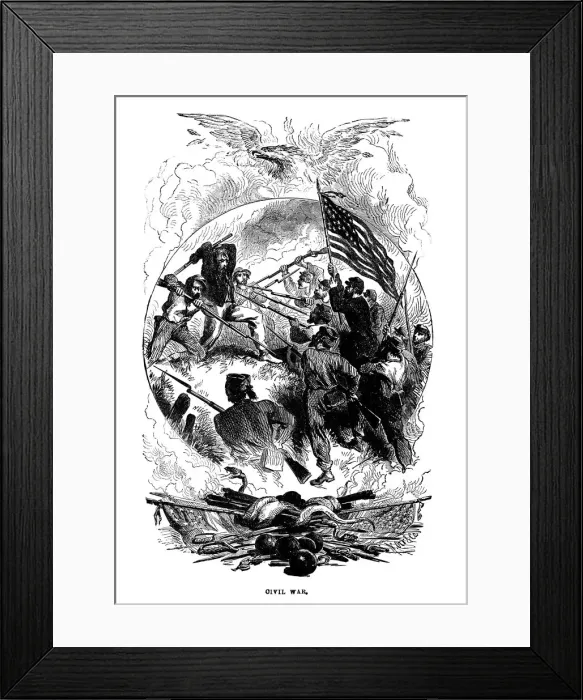 Framed Print : American civil war Framed Print : American civil war
