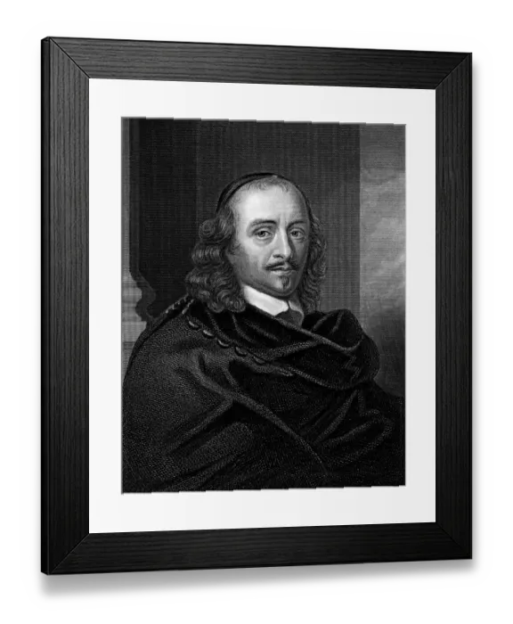 Framed Print : Engraving of Pierre Corneille by Thomas Woolnoth Framed Print : Engraving of Pierre Corneille by Thomas Woolnoth