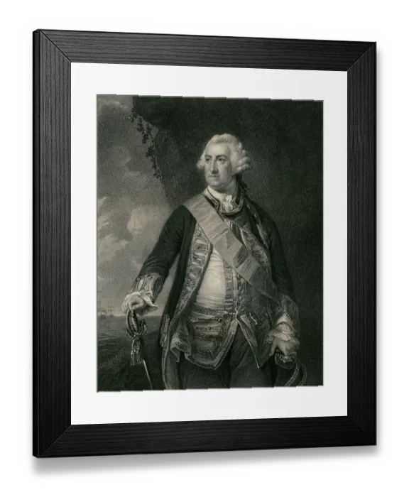 Framed Print : Admiral Lord Hawke (XXXL) Framed Print : Admiral Lord Hawke (XXXL)