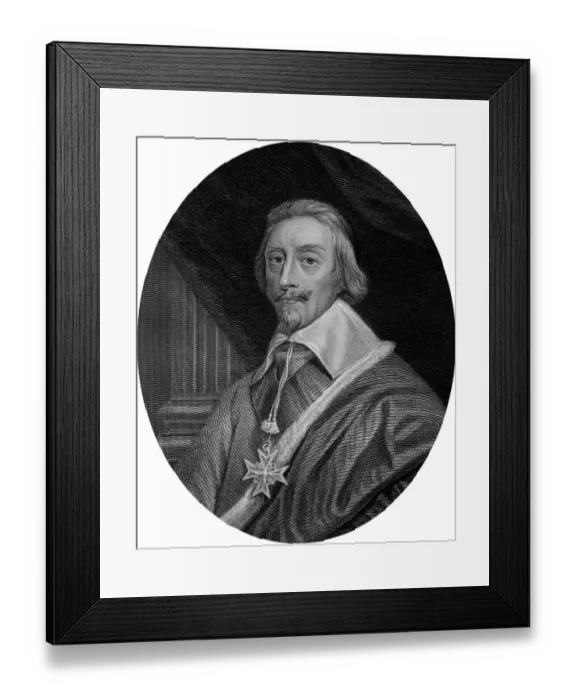 Framed Print : Cardinal Richelieu, French Prime Minister Framed Print : Cardinal Richelieu, French Prime Minister
