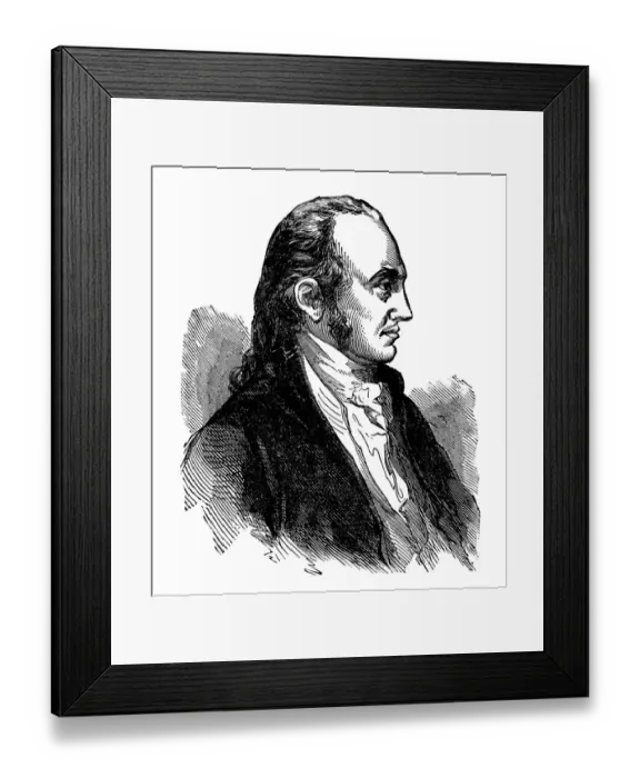 Framed Print : Aaron Burr, 3rd Vice President of the United States (1801-1805) Framed Print : Aaron Burr, 3rd Vice President of the United States (1801-1805)