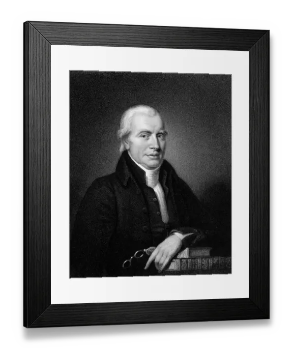 Framed Print : Adam Clarke, british methodist theologian Framed Print : Adam Clarke, british methodist theologian