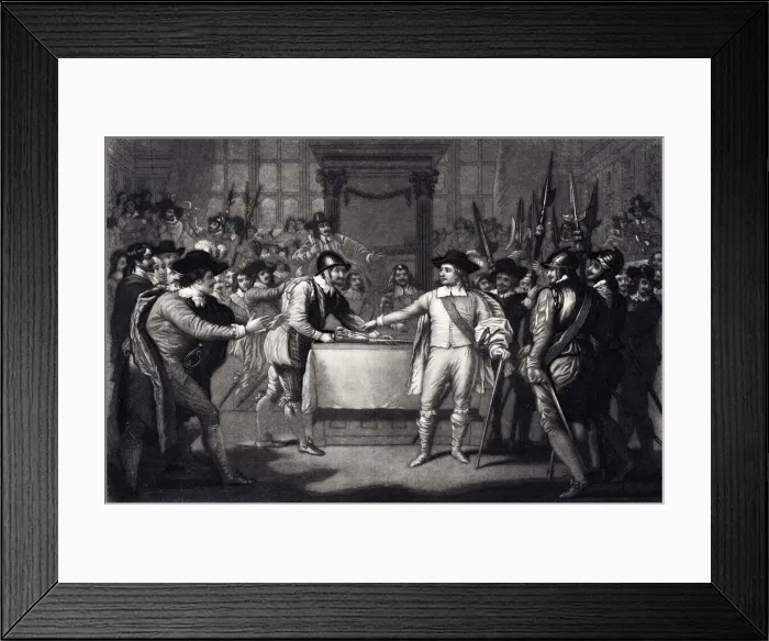 Framed Print : 1653: CROMWELL DISOLVING THE LONG PARLIAMENT -XXXL with lots of details Framed Print : 1653: CROMWELL DISOLVING THE LONG PARLIAMENT -XXXL with lots of details