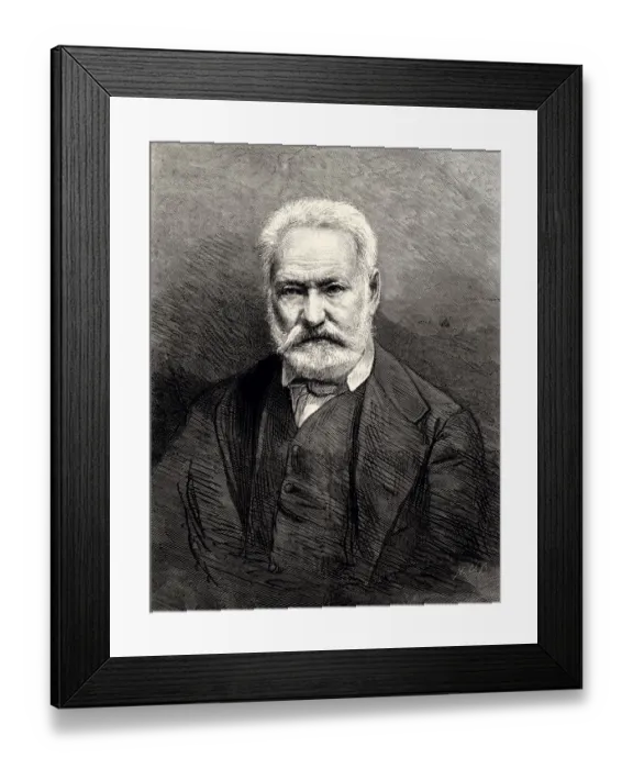 Framed Print : VICTOR HUGO (XXXL)