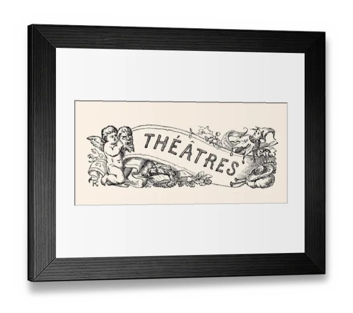 Framed Print : THeATRES or THEATER -XXXL with lots of details Framed Print : THeATRES or THEATER -XXXL with lots of details