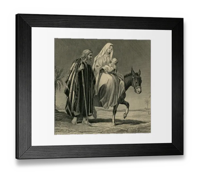 Framed Print : The Flight into Egypt