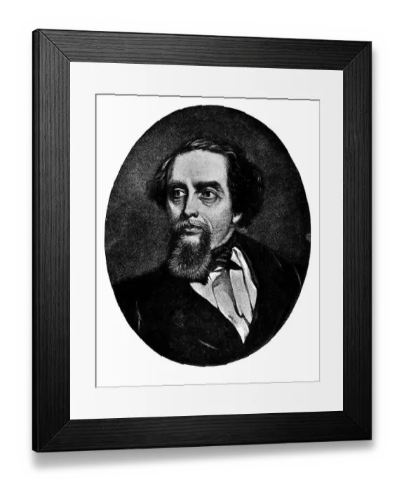 Framed Print : Charles Dickens, 1859