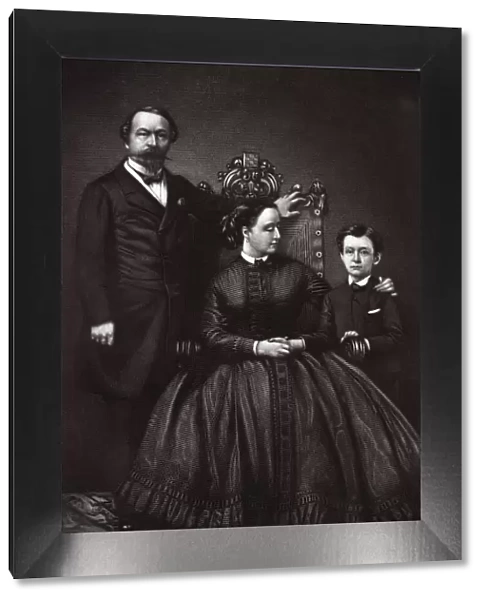 Napoleon III and Empress EugA©nie