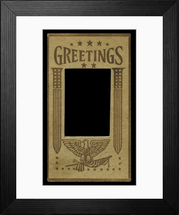 Framed Print : Vintage photo frame 1900 Framed Print : Vintage photo frame 1900