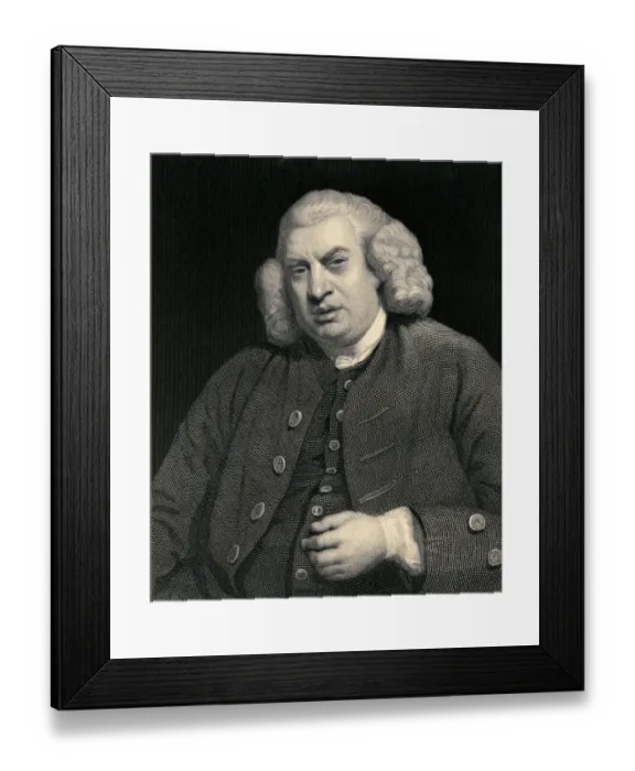 Framed Print : Samuel JOHNSON (XXXL) Framed Print : Samuel JOHNSON (XXXL)