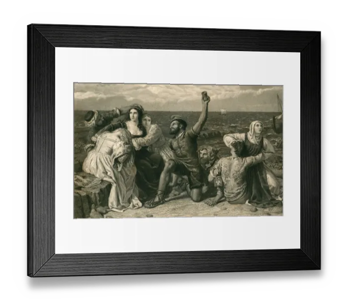 Framed Print : Pirates of the mediterranean and prisoners Framed Print : Pirates of the mediterranean and prisoners