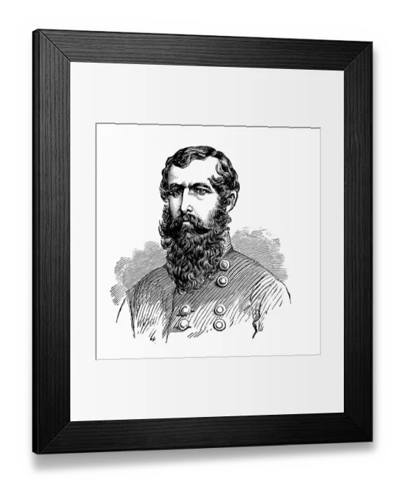 Framed Print : John Clifford Pemberton, Confederate general Framed Print : John Clifford Pemberton, Confederate general