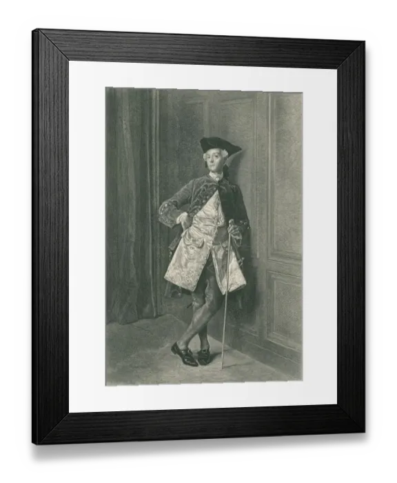 Framed Print : Nobleman. Portrait of a nobleman.Engraved image around 1840-50.By J.L.E MEISSONIER Framed Print : Nobleman. Portrait of a nobleman.Engraved image around 1840-50.By J.L.E MEISSONIER